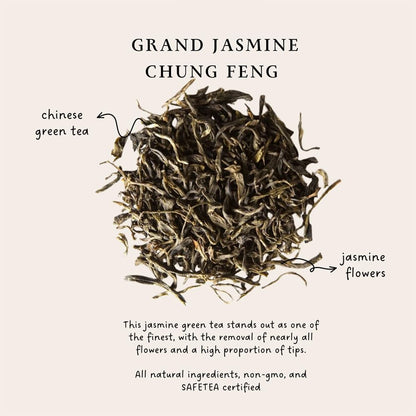 Palais des Thés - Grand Jasmine Chun Feng - Green Tea - 20 Cotton Tea Bags