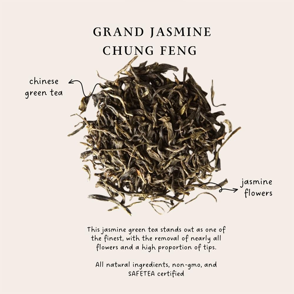 Palais des Thés - Grand Jasmine Chun Feng Green Tea - 3.5 oz Loose Leaf Tin