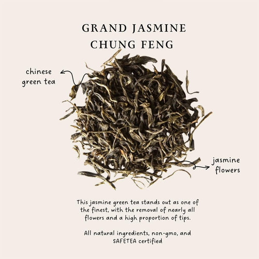 Palais des Thés - Grand Jasmine Chun Feng Green Tea - 3.5 oz Loose Leaf Tin