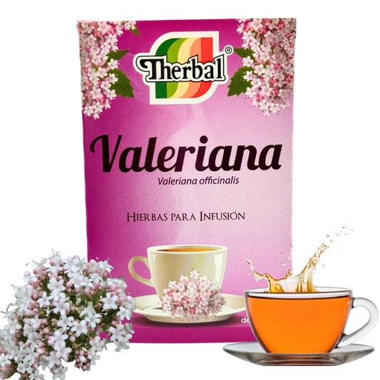 Therbal Valerian Root Herbal Tea – 25 Tea Bags – Natural Sleep & Relaxation Support – Caffeine-Free – 0.88 oz