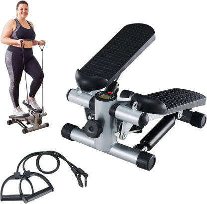 NEWBULIG Mini Stepper for Exercise at Home Stair Step Machine for Indoor Fitness Portable Home Gym Stepper for Full Body Workout 300lb Weight Capacity