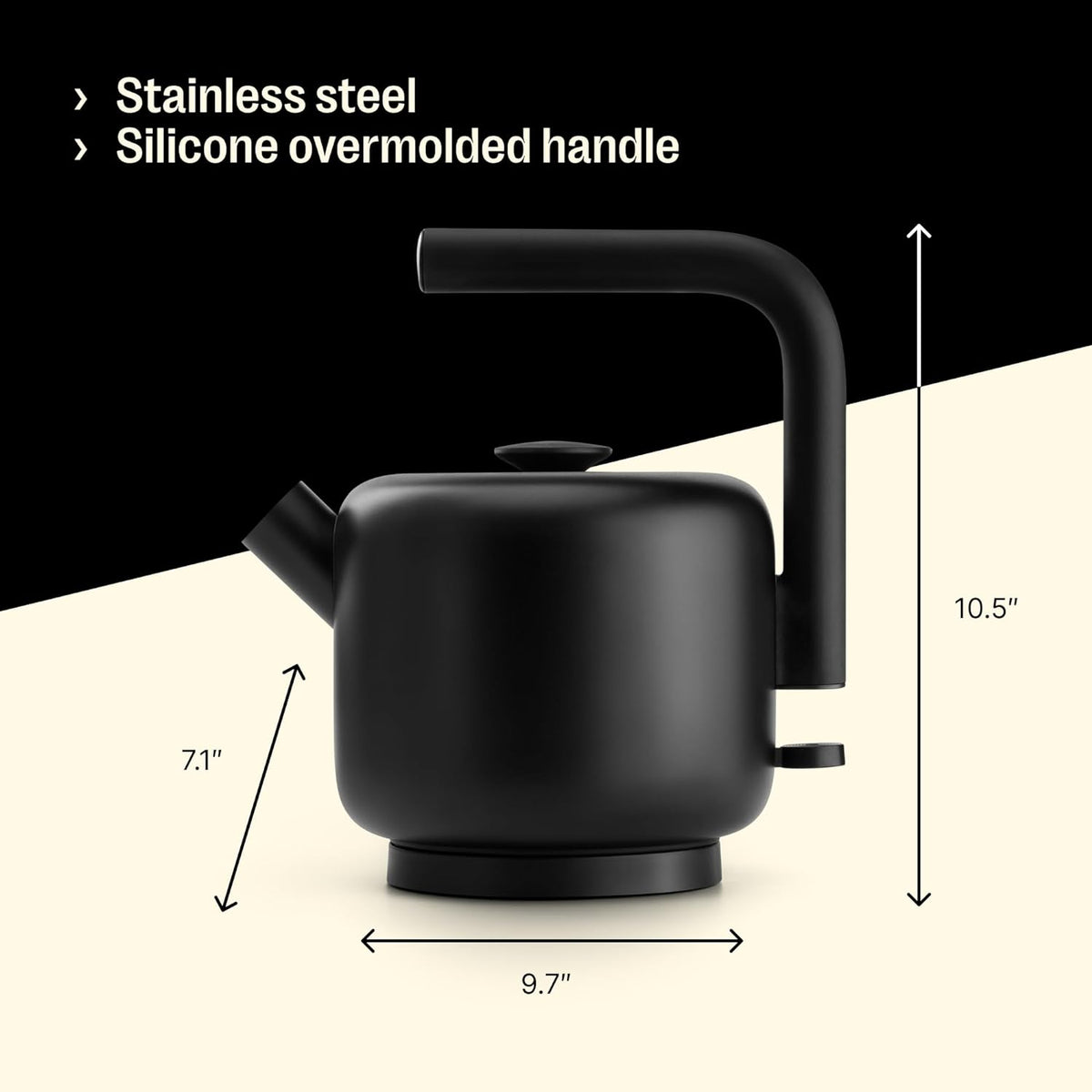 Fellow Clyde Electric Kettle 1.5 Liter - Fast Boil, Drip-Free Spout