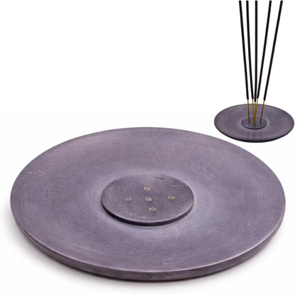Handmade Natural Grey Marble Incense Stick Holder