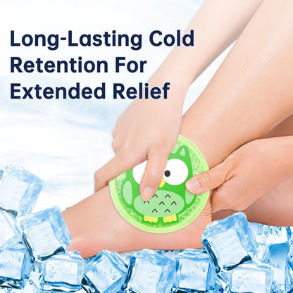 Gel Ice Pack for Injuries 2 Packs Cute Reusable Hot Cold Gel Packs