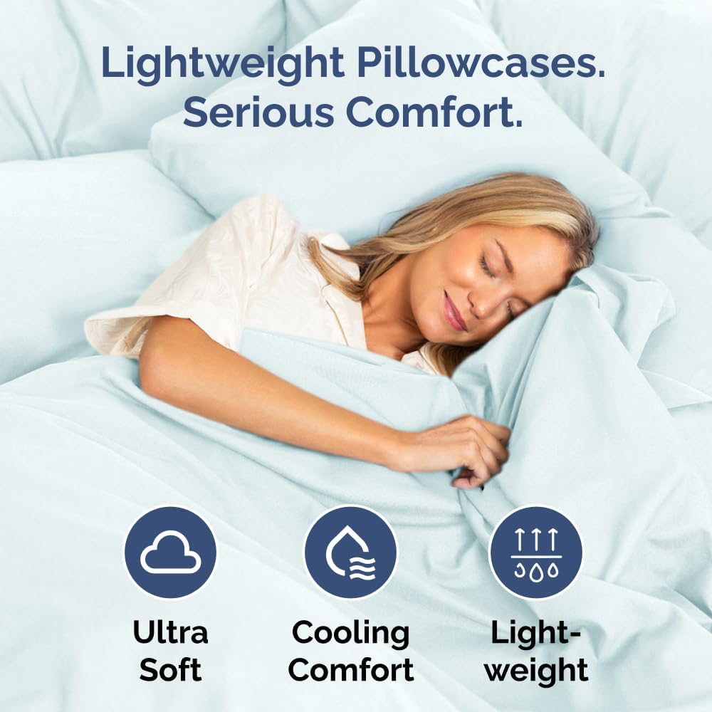 Standard Pillow Cases Set of 10 - Ultra Soft Hotel Quality Pillowcase Covers - Comfy, Cozy & Wrinkle Free - Shrink, Stain and Fade Resistant - Machine Washable Pillow Protectors - 10 Pcs Set - White - Colors A