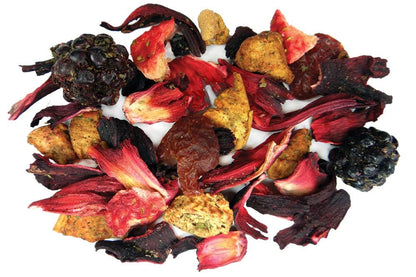 Very Berry Hibiscus Herbal Fruit Tea - Caffeine Free Loose Leaf Bulk Berries Herbs and Fruit - 5 Oz Pouch
