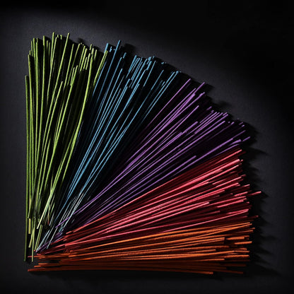 Hosley 320 Assorted Incense Sticks with Holder Eucalyptus, Fresh Bamboo, Lavender, Myrrh, Lavender Chamomile, Vanilla, Citrus, Dragon Blood Idea for Home, Wedding, Spa, Meditation & Aromatherapy