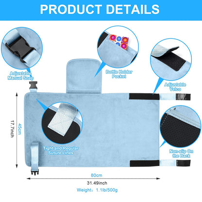 COZYBONDER Toddler Airplane Bed, Kids Airplane Seat Extender Travel Bed, Kids Airplane Travel Essentials, Airplane Must Have for Toddlers, Portable Plane Foot Rest for Flights