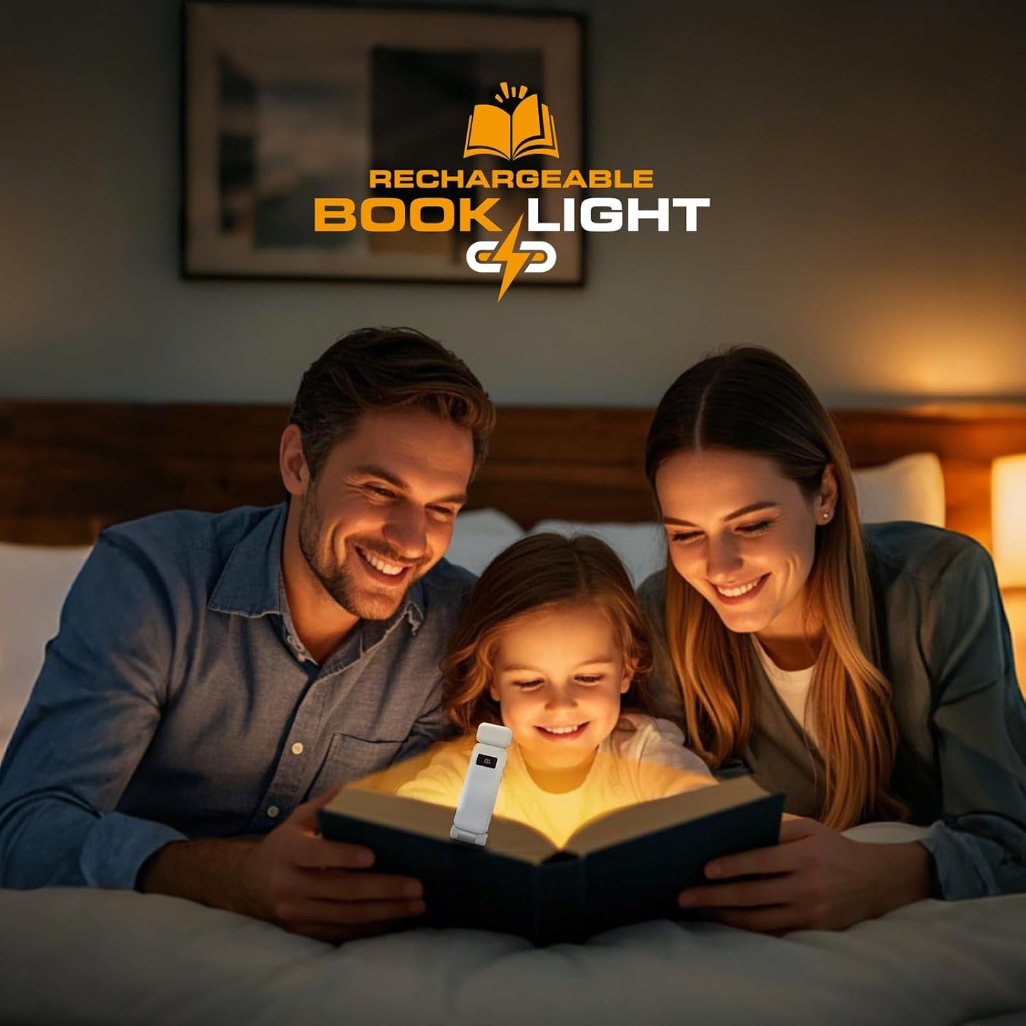 KTEBO 2 Pack Rechargeable Book Light Clip-On Reading Light for Books in Bed | 9 eye-friendly modes from 3 color temperatures and 3 brightness, USB-C up to 30 hrs - Black & Black