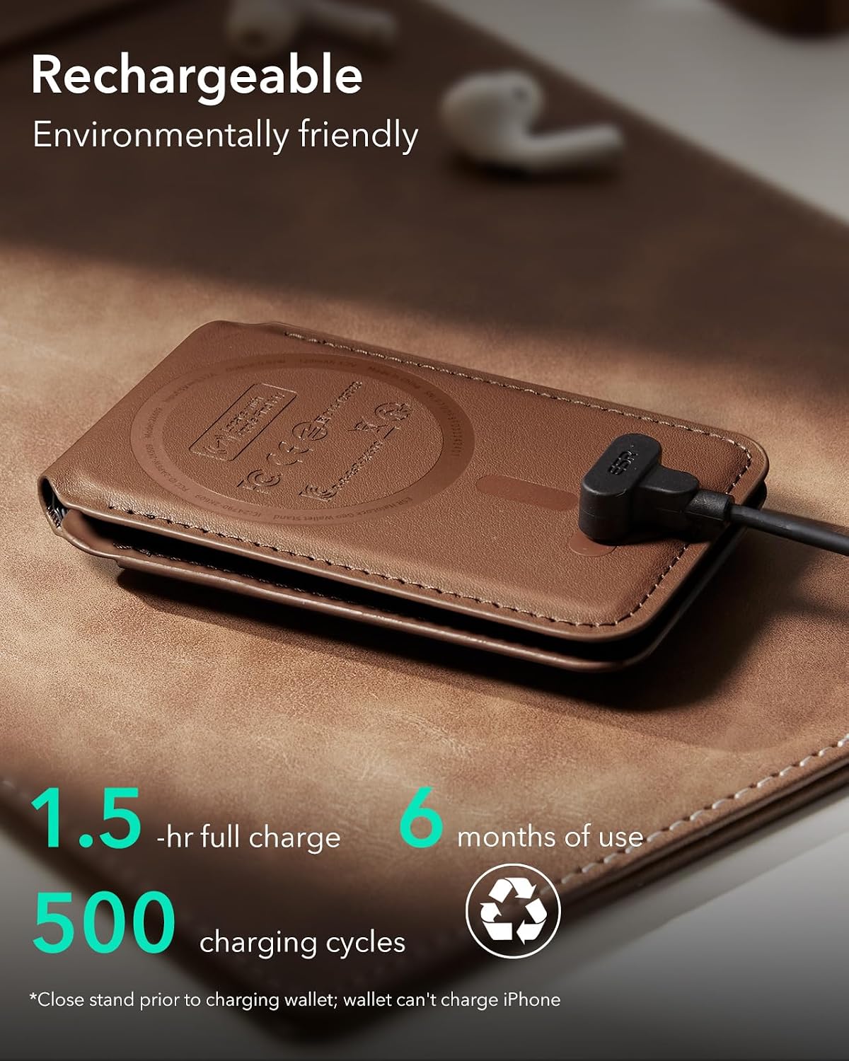 ESR Geo for MagSafe Wallet with Full Find My Functionality, 5 Card Holder