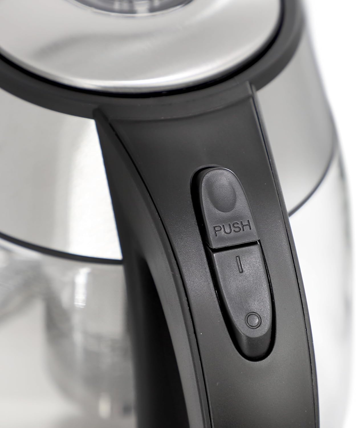 MegaChef Electric Watter Boiler/Tea Kettle (Glass, Silver, 1.8 Liter)