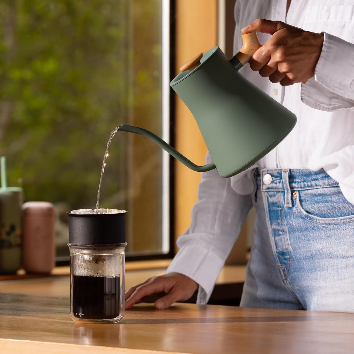Fellow Stagg EKG Pro Electric Gooseneck Kettle – Precise Temperature Control, Quick Heating, Brew Timer, Scheduling, Stainless Steel, Pour-Over Coffee - 0.9L, Matte Black