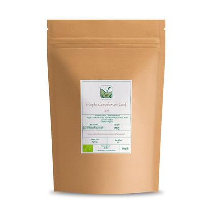 Echinacea Tea Loose Leaf - Whole Dried Purple Coneflower Herb Whole dried leaves from the purple coneflower plant steeped into a bold earthy tea enjoyed traditionally by herb lovers