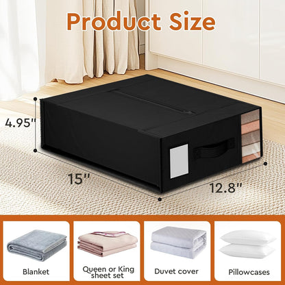 StorageTastic Bed Sheet Closet Organizers and Storage Under Bed Storage