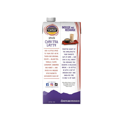 Oregon Chai Sugar Free Chai Concentrate, 32 Fluid Ounce (Pack of 6)