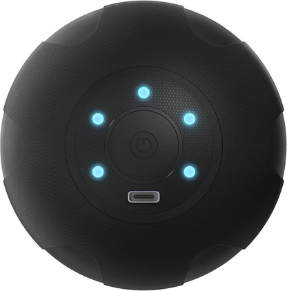 Vibrating Massage Ball with 5-Speed Mode for Muscle Recovery, Myofascial Release - Deep Tissue Massage Ball for Trigger Point Massage - Mobility Ball Back & Hip Flexor Release Tool