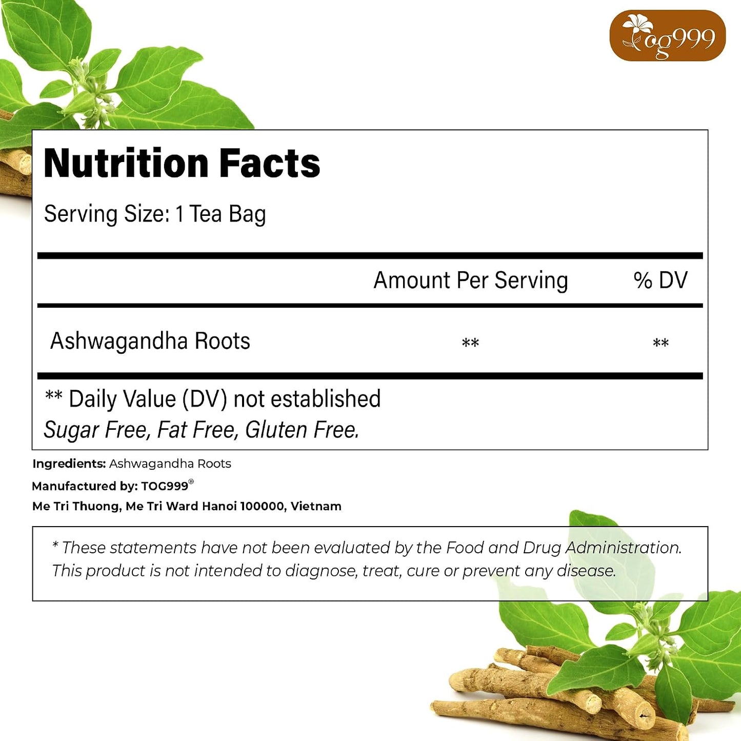120 Bags Premium Turmeric Ginger Cinnamon Tea, Improve Digestion, Support Brain, Weight, Skin and Sleep, Eco-Conscious Tea Bags and Premium Natural Ingredients. Turmeric Ginger Herbal Tea. No Sugar, No Caffeine, No Gluten, Vegan.