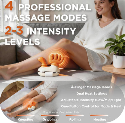 2026 Upgraded Shoulder and Neck Massager with Heat Heated Massager, Neck Massager with Fingers, Shoulder Massager with Hands,2-Level Heated Simulates a Real Palm Massage for Comfort (Green)