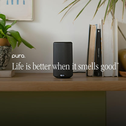Pura Plus Smart Home Fragrance Diffuser for Large Spaces - Adjust Scent Intensity, Set Schedules, Timers & More in Pura App - Fragrances Sold Separately - White