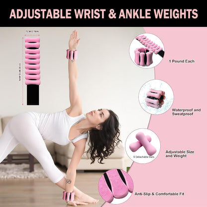 KANGFITER Long and Short Fabric Resistance Bands with Door Anchor, Non-Slip Stretch Booty Bands for Working Out Women & Men, Loop Exercise Elastic Bands for Home Physical Therapy Yoga Pilates