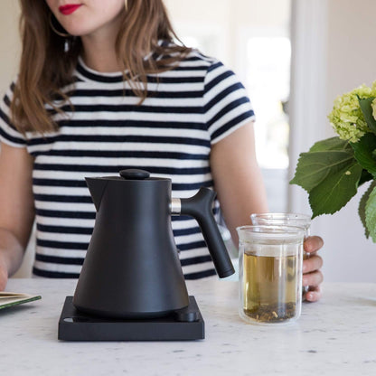 Fellow Corvo EKG Pro Small Electric Tea Kettle for Coffee, 0.9 Liter
