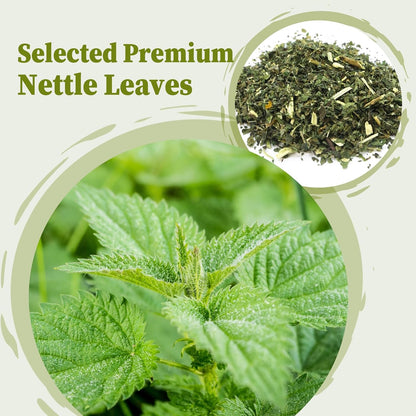 FullChea - Nettle Leaf Tea Bags, 25 Count, Stinging Nettle Tea