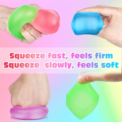 VISCOO 2 Pack Stress Cube, Slow Rising Cube Squishy for Anxiety Relief