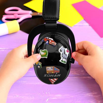 ZOHAN EM030 Kids Ear Protection, Noise Cancelling Headphones Ear Muffs for Autism Sensory, Safety Noise Reduction Hearing Protection for Monster Truck/Concerts/Fireworks/Air Shows