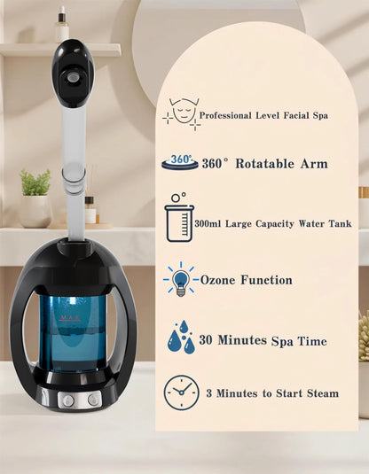 Facial Steamer, Face Steamer and Hair Steamer for Esthetician