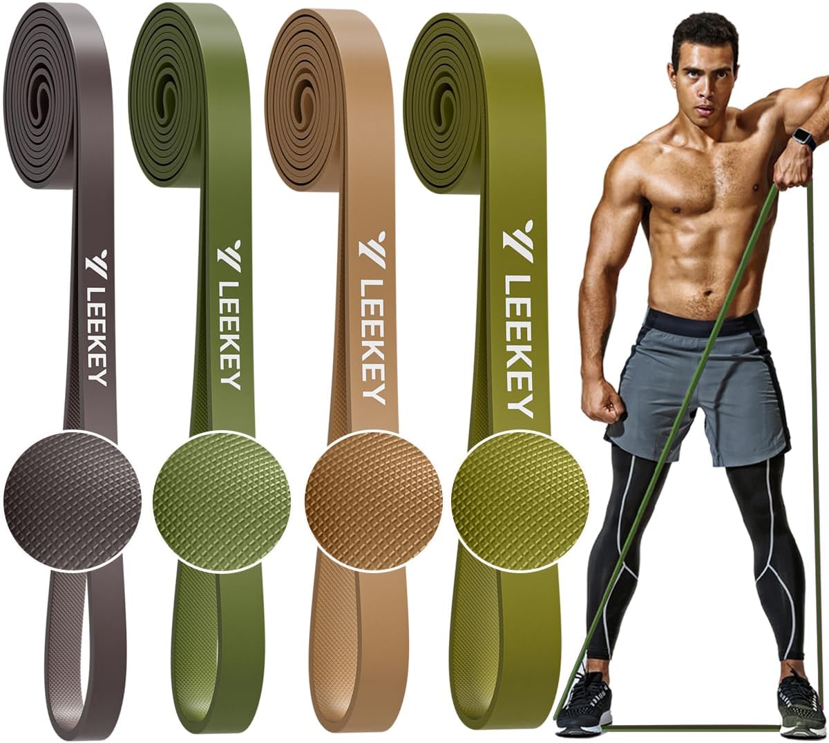 Resistance Bands for Pull Up Assist, Stretch Bands & Exercise Workout Set