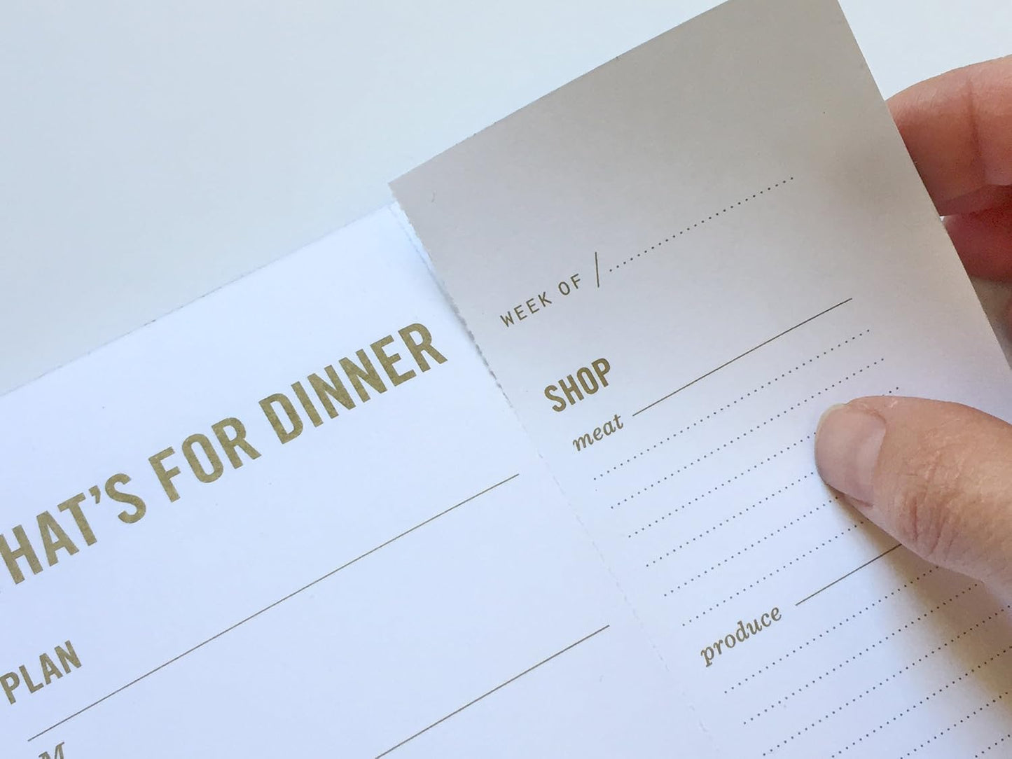Grocery List Magnet Pad for Fridge - 6 x 9" - Grocery Shopping Checklist Notepad with Categories - 50 Sheets
