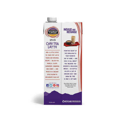Oregon Chai Sugar Free Chai Concentrate, 32 Fluid Ounce (Pack of 6)