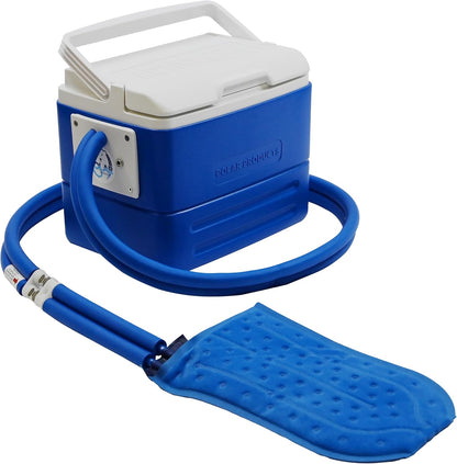 Polar Active Ice 3.0 Cold Therapy Ice Machine System with Programmable Timer, Shoulder Compression Pad, Lightweight 9 Quart Cooler Freeze Kit, Quiet Pump, Strong Cryotherapy Pain Relief Treatment