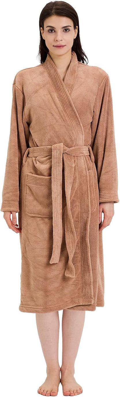 PJGGZ Towel Robe for Women – Soft Absorbent Kimono Bathrobe, Quick-Dry Spa Shower & Hotel Use