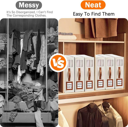 GhvyenntteS Bed Sheet Organizers and Storage, Closet Organizer