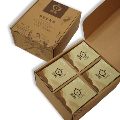 Yingli Tea Taiwan High Mountain Oolong Tea Bags, 60 Count Individually Wrapped, Alishan Roasted Oolong, Floral and Creamy with Toasted Honey Notes, Hand-Picked Whole Leaf, Caffeinated, Hot or Iced