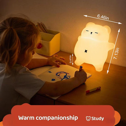 Sloth Gifts for Kids, Squishy Sloth NightLight,Silicone Animal Nursery Lamp