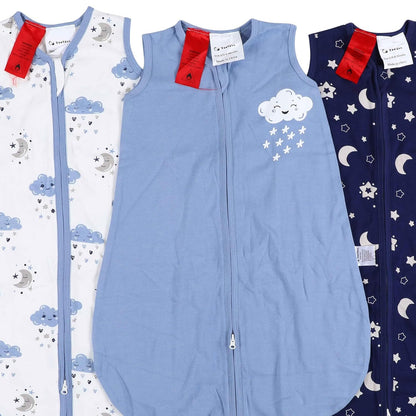 Yoofoss Baby Sleep Sack Baby Wearable Blanket 100% Cotton 2-Way Zipper Toddler Sleeping Sack