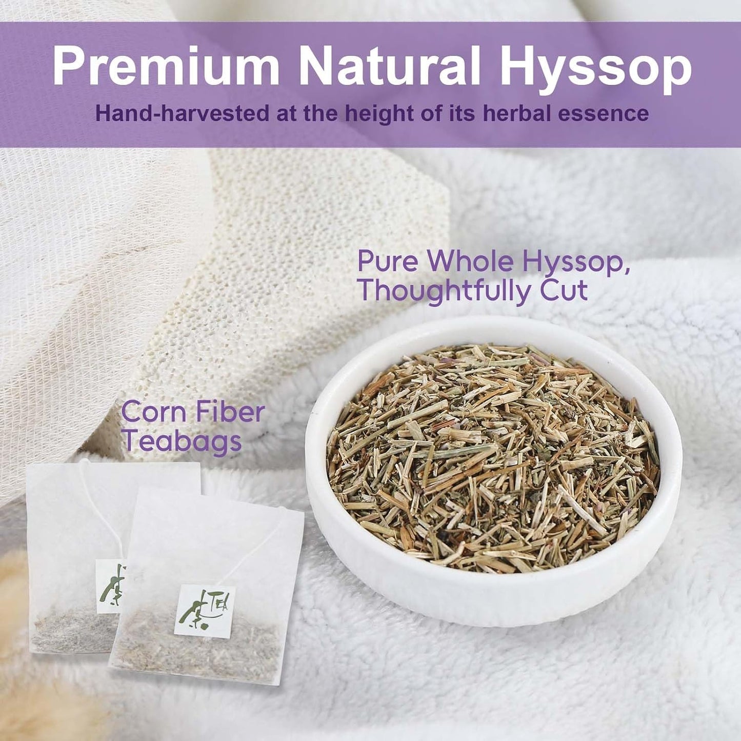TEARELAE - Chamomile Lavender Tea, 50 Herbal Tea Bags with Lemon Balm for Relaxation & Bedtime - Non-GMO - Caffeine-Free - Floral & Soothing