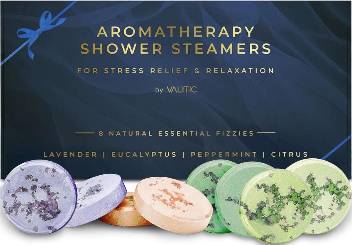 VALITIC Aromatherapy Shower Steamers, Pods for Shower Spa Gift, 4 Scents