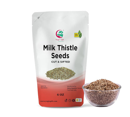 Milk Thistle Seeds 1 LB (Whole) | Whole Milk Thistle For Tea | By Yogi's Gift®