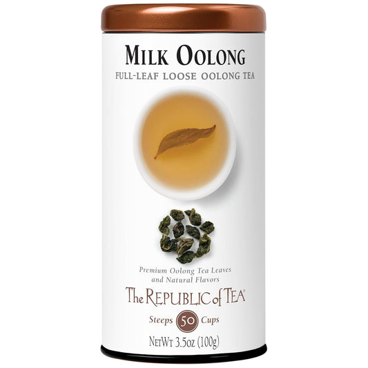 The Republic of Tea Full Leaf Milk Oolong Tea, 3.5 Ounce