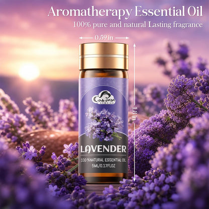 Essential Oil Set, 32 Pcs Fragrance Aromatherapy Oils for Skin, Diffusers, Home Care, Humidifier Laundry, Candle Making - Tea Tree, Sandalwood, Lavender, Vanilla, Eucalyptus and More(5mL)
