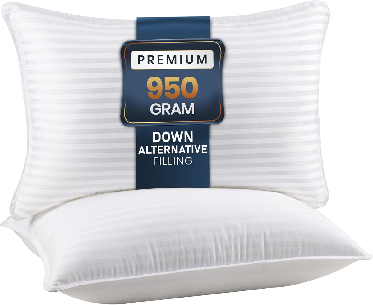 Utopia Bedding Hotel Bed Pillows for Sleeping, Pillows Queen Size Set of 2