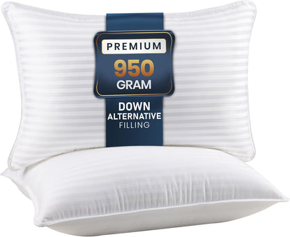 Utopia Bedding Hotel Bed Pillows for Sleeping, Pillows Queen Size Set of 2