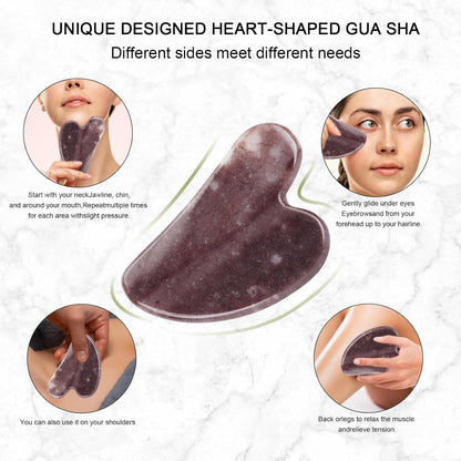 Jade Roller for Face, Facial Roller Massager Skin Care Tool, Gua Sha Facial Tools for Face, Neck, Eyes, Reduce Puffiness of The Skin - White