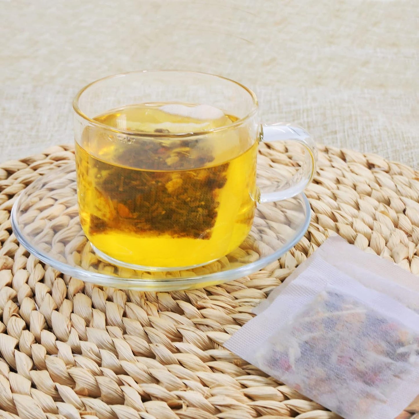 TEARELAE Lemon Balm Tea Bag, 1.5g X 50 Count | Premium Natural Lemon Balm Leaf, Caffeine-free, Non-GMO, Soothing & Mellow, Healthy Tea During Leisure Time & For Relaxation