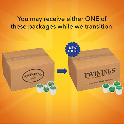 Twinings Green Tea K-Cup Pods for Keurig, 56 Count (Pack of 1), Smooth & Refreshing Flavour, Caffeinated, Enjoy Hot or Iced