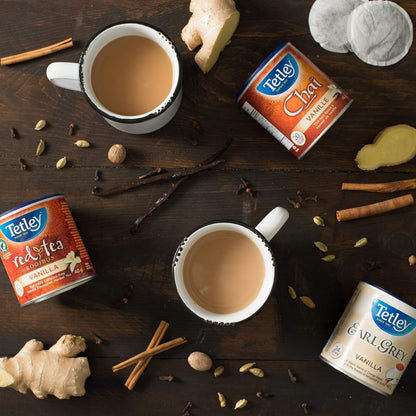 Tetley Tea Earl Grey Vanilla 24 Round Tea Bags