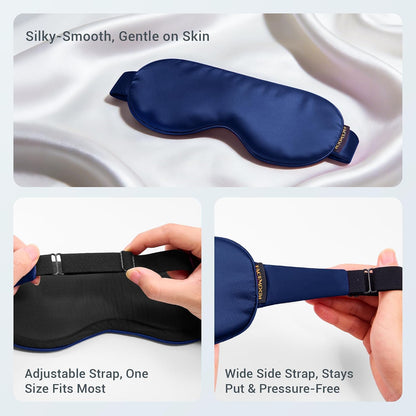 Cooling Eye Mask for Puffy Eyes: Fsa Eligible ltems Hsa, Migraines Headache Fast Relief After Surgery Care Cold Compress, Reusable Face Ice Pack Gel for Dark Circles, Gentle Weighted Sleep Mask Purple